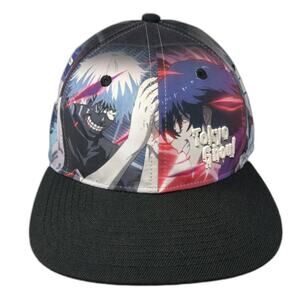 Tokyo Ghoul Ken Kaneki Snapback Cap Multi One Size Adjustable 6 Panel Printed